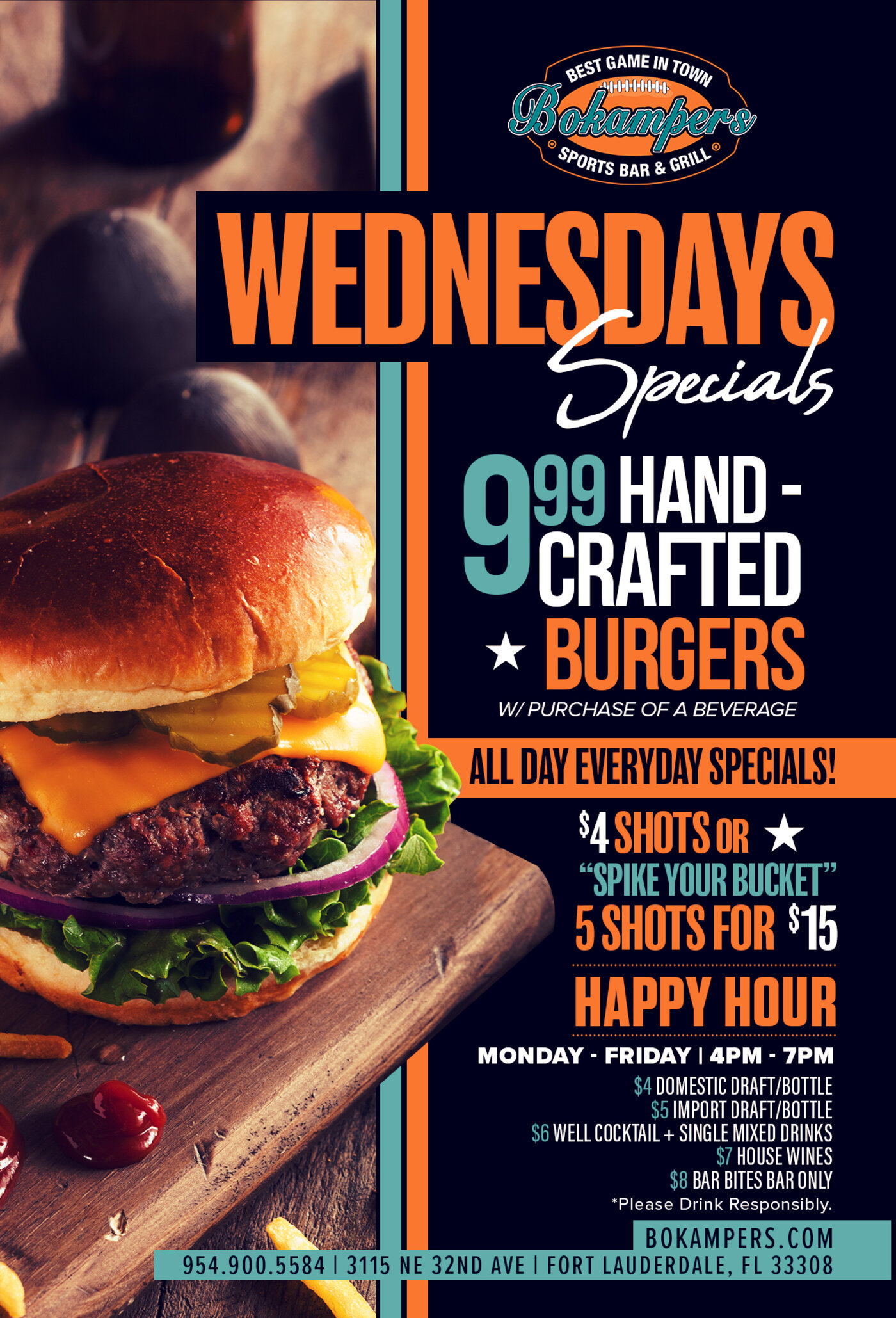 Wednesdays Specials flyer